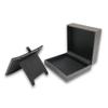 1 Qty - Charcoal Grey Mesh Watch (Pillow) Jewelry Box w/ Black Leatherette... view 4