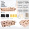 Wooden Hangboard Rock Climbing Pull Up Bar Designed Training For Climbing, Wooden Fingerboard Climbing Training Board for Building Core Strength and Endurance (CJ-HB2006) view 2