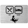 Makoroni - EAT Sleep Basilisk - 8"x12" Aluminum Novelty Fun Street Sign, DesS82 view 1