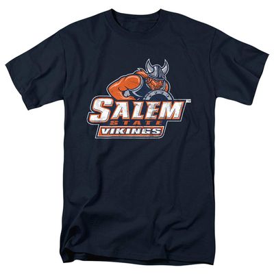 Salem State University Official Distressed Primary Unisex Adult T-Shirt, Navy, 4X-Large