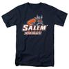 Salem State University Official Distressed Primary Unisex Adult T-Shirt, Navy, 4X-Large view 1