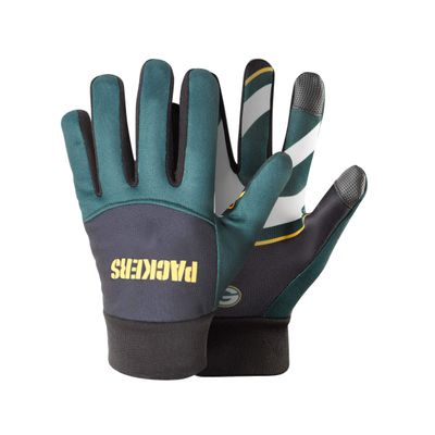 FOCO Green Bay Packers NFL Palm Logo Texting Gloves