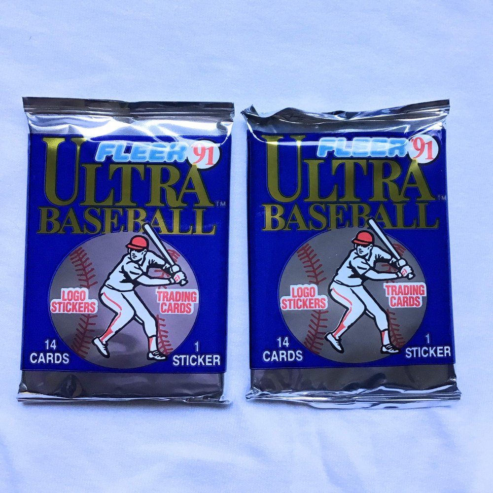 Fleer 1991 Ultra Baseball 2 Pack