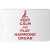 Makoroni - Keep Calm and Play Hammond Organ - 8"x12" Aluminum Novelty Fun Street Sign, DesS99 view 1