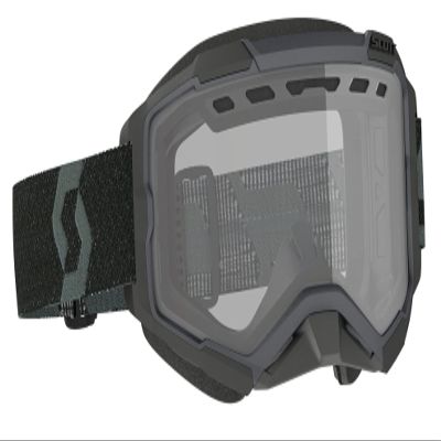 SCOTT Fury Adult Snowmobile Goggles - Black/Clear/One Size