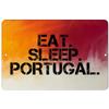 Makoroni - EAT Sleep Portugal - 12"x18" Aluminum Novelty Fun Street Sign, DesG95 view 1