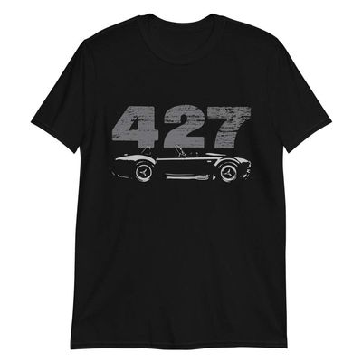 1966 high-Performance Pony car Cobra 427 Super Snake Short-Sleeve T-Shirt Black