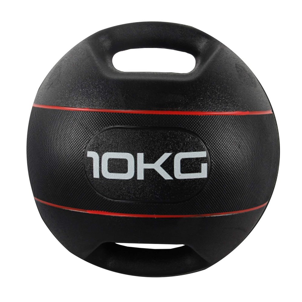 Medicine Balls Binaural Medicine Ball, Male and Female Strength Training Core Training Fitness Ball, 3kg/4kg/5kg/6kg/8kg/10kg (Size : 10kg/22lb)