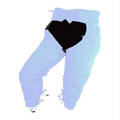 THE MEDIEVALS Cotton Legging with Free Size Best/Waist Length 40" - White