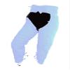THE MEDIEVALS Cotton Legging with Free Size Best/Waist Length 40" - White view 1