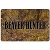 Makoroni - Beaver Hunter Hunt Hunter Hunting - 12"x18" Aluminum Novelty Fun Street Sign, DesD79 view 1