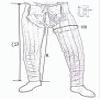 THE MEDIEVALS Cotton Legging with Free Size Best/Waist Length 40" (Blue, 40 Inch) view 3