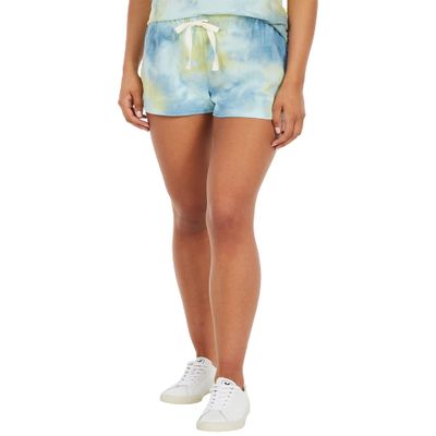 Hurley Womes Tie Dye Fleece Short - Light Blue | Large
