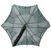 6/12 Holes Nylon Fishing Net, Automatic Shrimp Cage Foldable Crab Fish Trap Cast(6 Holes)