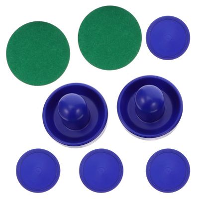 TOYANDONA 1set Air Hockey Pucks and Paddle Replacement Accessories Hockey Parts for Game Tables Durable Strikers for Family Fun
