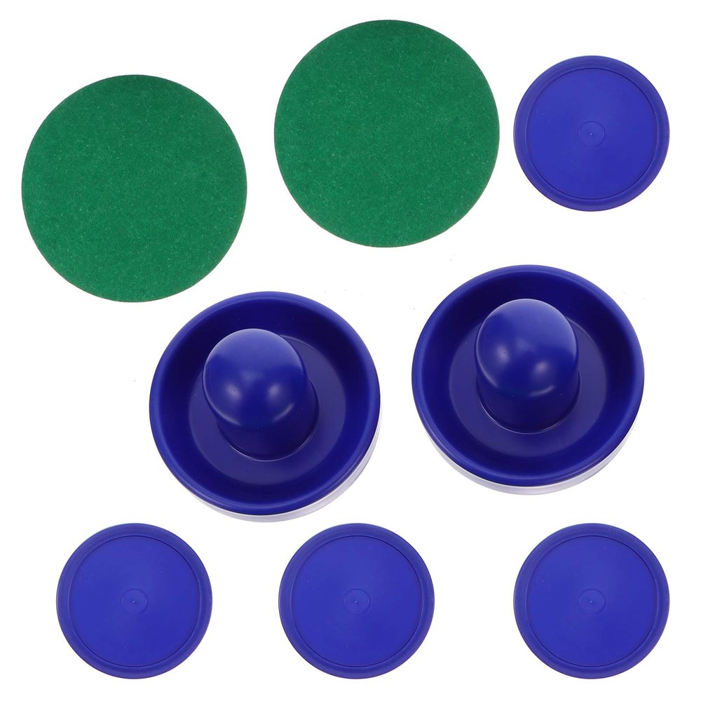 TOYANDONA 1set Air Hockey Pucks and Paddle Replacement Accessories Hockey Parts for Game Tables Durable Strikers for Family Fun