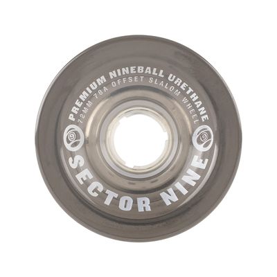 Sector 9 Unisex 72mm 78A Nineball Wheel Set, Adult, Smoke, 72mm