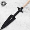 United Cutlery Colombian Colossal Spearhead | 11" Overall | High Carbon Steel | Oxide-Coated | Mounts on Wooden Shaft | Protective Nylon Sheath view 4