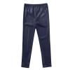 easyforever Kids Girls Shiny Faux Leather Dance Stretchy Length Leggings Pants Active Sport Gym Yoga Trousers Navy Blue 4 view 3