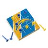 Rico Industries NFL Los Angeles Chargers Peg Tic Tac Toe Game 4.4 x 4.5-" view 2