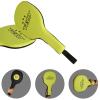 VELO. Taekwondo Kick Pad Microfiber Leather Double Kicking Durable Strike Pads Kickboxing Training Combat Sports Karate Target (Green-Black, Pair) view 3