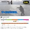 Duel Hardcore X4 H3247N-5CBL PE Fishing Line, Fishing Gear, High Strength, High Sensitivity, No. 1.0, 218.7 yd (200 m), 5 Colors, Yellow Marking view 4