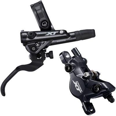 DISC Brake Assembled Set/J-kit,DEORE XT, BL-M8100(R), BR-M8100(R), W/O Adapter, Metal PAD(W/FIN), 1700MM Hose(SM-BH90-SB M Black), W/CONNECTER Insert