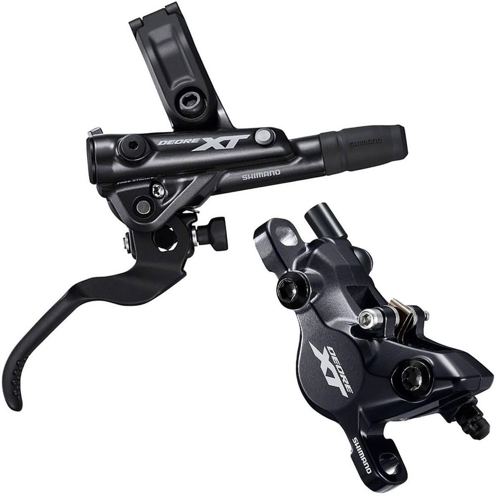 DISC Brake Assembled Set/J-kit,DEORE XT, BL-M8100(R), BR-M8100(R), W/O Adapter, Metal PAD(W/FIN), 1700MM Hose(SM-BH90-SB M Black), W/CONNECTER Insert