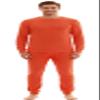 At The Buzzer Thermal Underwear Set for Men 95962-Orange-S view 1