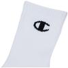 Champion unisex child Kids' Multipacks Socks, Crew - White, 11 9 US view 3