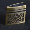 SJ SHI JIAN Leopard Brass Habaki Clip Collar for Japanese Samurai Katana Wakizashi Sword view 1