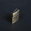 SJ SHI JIAN Leopard Brass Habaki Clip Collar for Japanese Samurai Katana Wakizashi Sword view 3