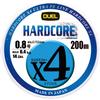 Duel Hardcore X4 H3246N-5CBL PE Fishing Line, Fishing Gear, High Strength, High Sensitivity, No. 0.8, 218.7 yd (200 m), 5 Colors, Yellow Marking view 1