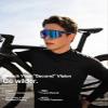 KAPVOE Polarized Cycling Glasses with 4 Interchangeable Lenses TR90 Sports Sunglasses Women Men Running MTB Bike Bicycle Accessories 05 Blue view 3