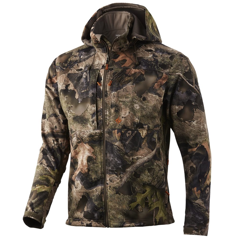 Nomad mens Barrier NXT Jacket | Wind & Waterproof Hunting Jacket Mossy Oak Droptine Camo, Medium