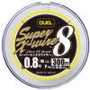 Duel H3616N-5CR PE Line Fishing Line Super X-Wire 8 [Line Fishing Line Fishing Tackle High Strength High Sensitivity] No. 0.8 No. 1188.1 ft (300 m) 5 Color/Yellow Marking view 1