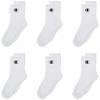 Champion unisex child Champion Kids' 6-pack Crew Socks, Crew - White, 7 9 US view 1