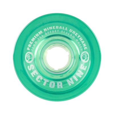 Sector 9 Unisex 72mm 78A Nineball Wheel Set, Adult, Mint, 72mm