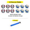 Xcello Sports Soccer Ball Size 3 Assorted Graphics with Pump (Pack of 12) view 2