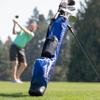 Sunday Stand Bag | Lightweight Carry Golf Bag with Speed Handle, Padded Strap, and Pocket for Driving Range, Par-3, and Executive Courses (Black) view 4
