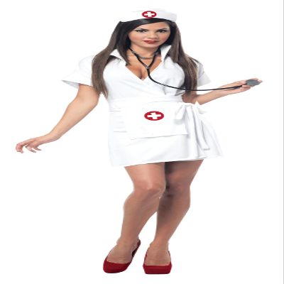 California Costumes Women Wrap Dress Adult Sized, White, Extra Large US