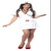 California Costumes Women Wrap Dress Adult Sized, White, Extra Large US view 1