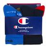 Champion unisex child Champion Kids' 6-pack Crew Socks, Crew Multi Script - Blue, 5 7 US view 2