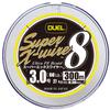 Duel H3622N-5CR PE Line Fishing Line Super X-Wire 8 [Line Fishing Line Fishing Tackle High Strength High Sensitivity] No. 3.0 No. 300m 5 Color/Yellow Marking view 1