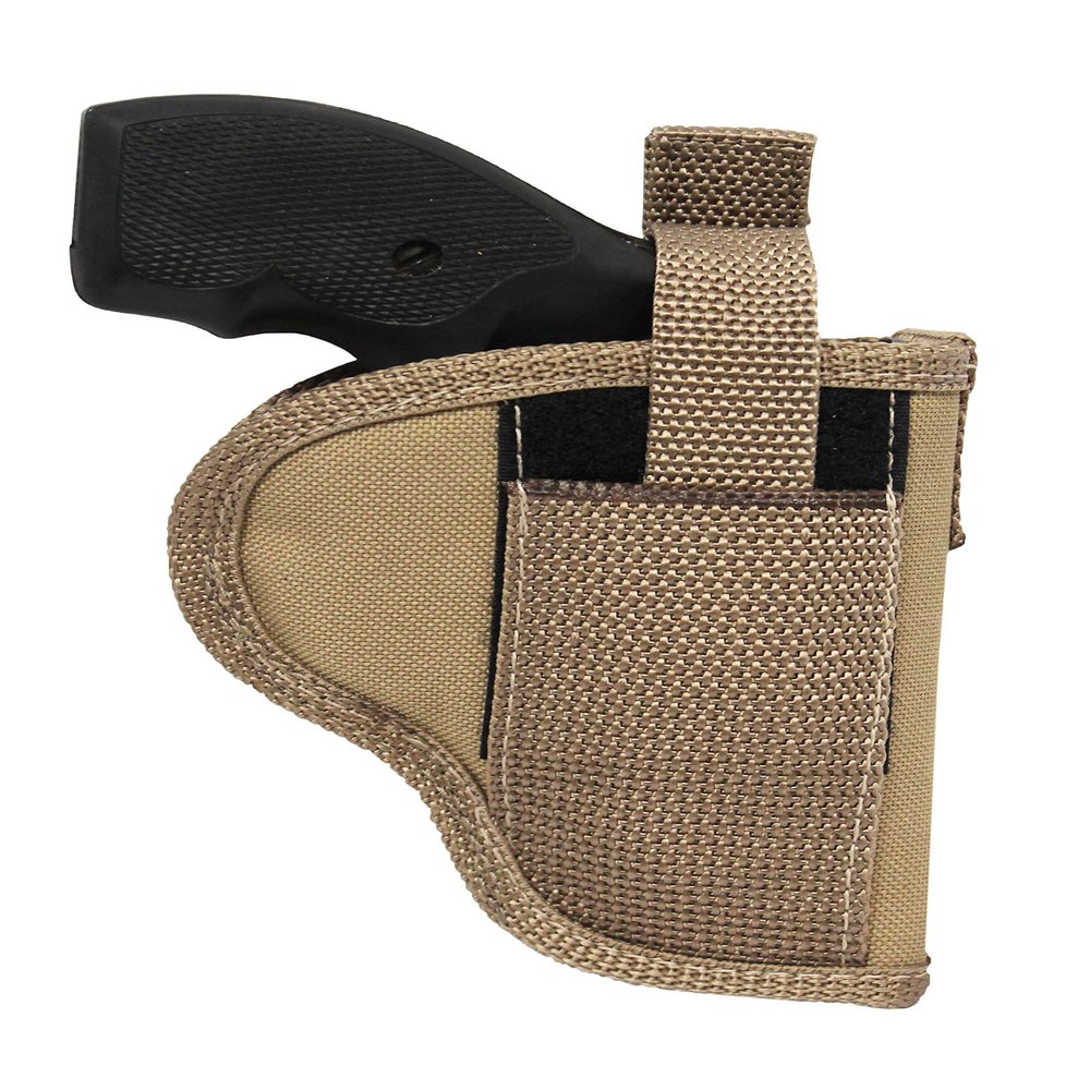 Barsony Desert Sand Outside The Waistband Holster for Ruger LCR 357 Left
