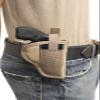 Barsony Desert Sand Outside The Waistband Holster for Ruger LCR 357 Left view 2