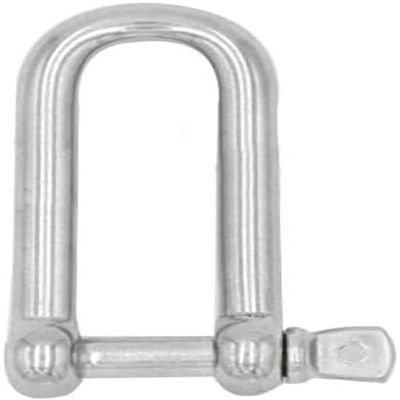 MarineNow 316 Stainless Steel Long D-Shackle Marine Grade Choose Size and Pack Quantity (12 mm, 50-Pack)