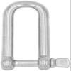 MarineNow 316 Stainless Steel Long D-Shackle Marine Grade Choose Size and Pack Quantity (12 mm, 50-Pack) view 1