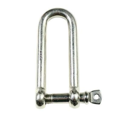MarineNow 316 Stainless Steel Long D-Shackle Marine Grade Choose Size and Pack Quantity (04 mm, 01-Pack)