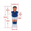 Kisangel 4pcs Tabletop Football Players Replacement Parts Foosball Figures for Soccer Table Red Easy to Install Standard Compatible view 2